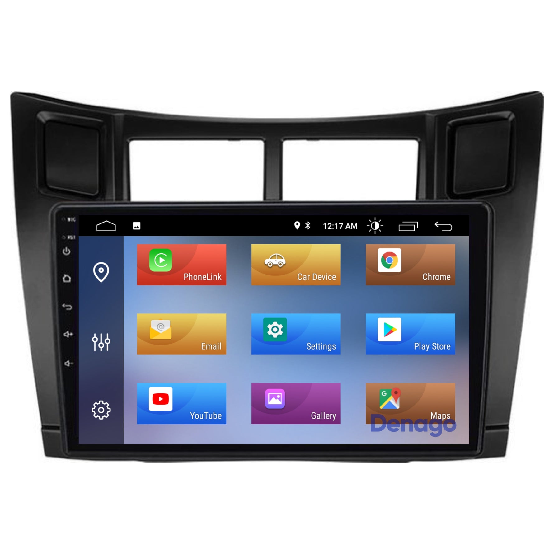 Toyota Yaris CarPlay autoradio | 2005 t/m 2012 | Denago DNG-A297 | 9 inch | Android 13 | Draadloos CarPlay & Android Auto