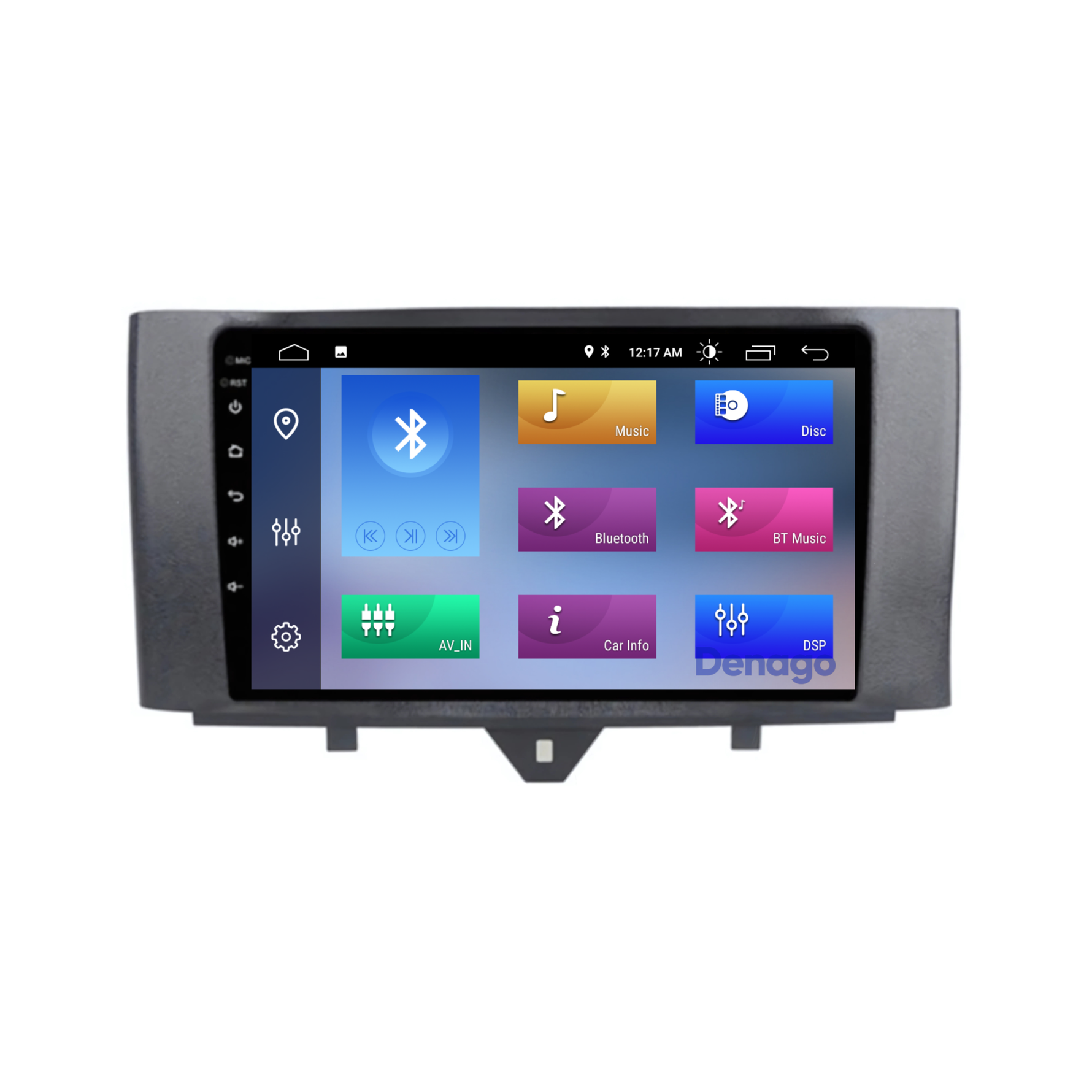 Smart Fortwo CarPlay autoradio | 2011 t/m 2015 | Denago DNG-A46 | 9 inch | Android 13 | Draadloos CarPlay & Android Auto
