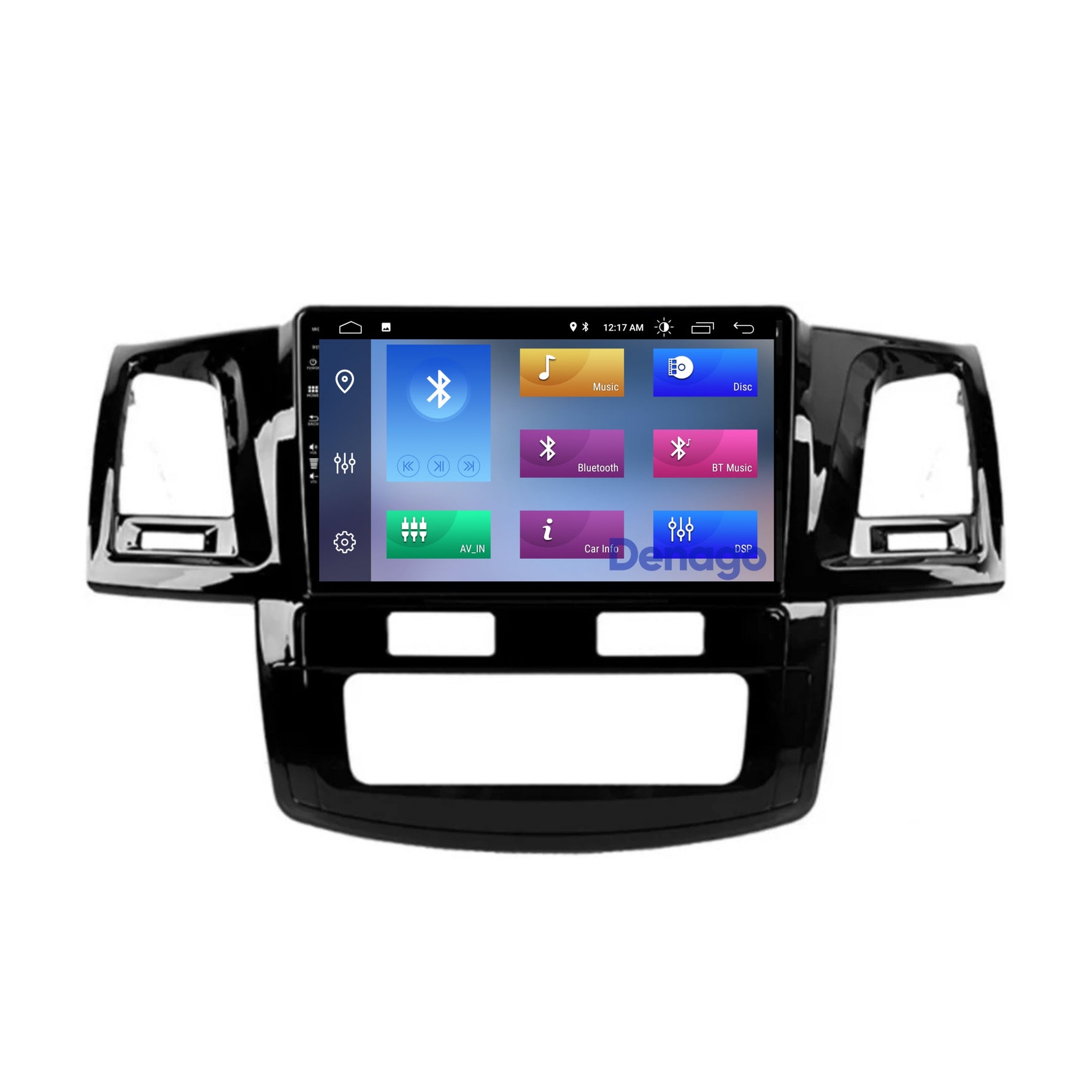 Toyota Hilux CarPlay autoradio | 2008 t/m 2016 | Denago DNG-A252 | 9 inch | Android 13 | Draadloos CarPlay & Android Auto