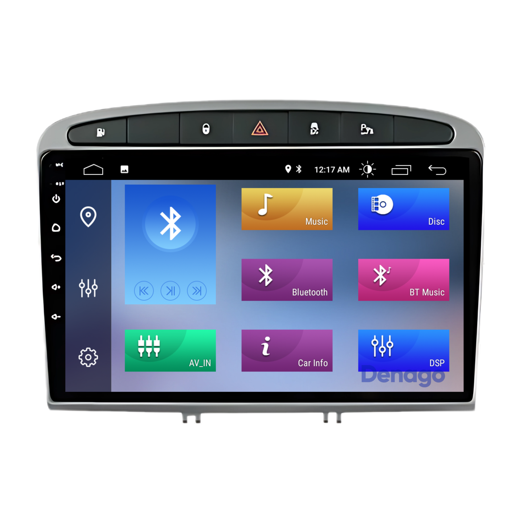 Peugeot 308 & 408 CarPlay autoradio | 2007 t/m 2020 | Denago DNG-A48 | 9 inch | Android 13 | Draadloos CarPlay & Android Auto