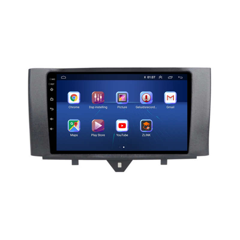 Smart Fortwo | Android 13 | Autoradio | 2011 t/m 2015 | Carplay & Android Auto-2