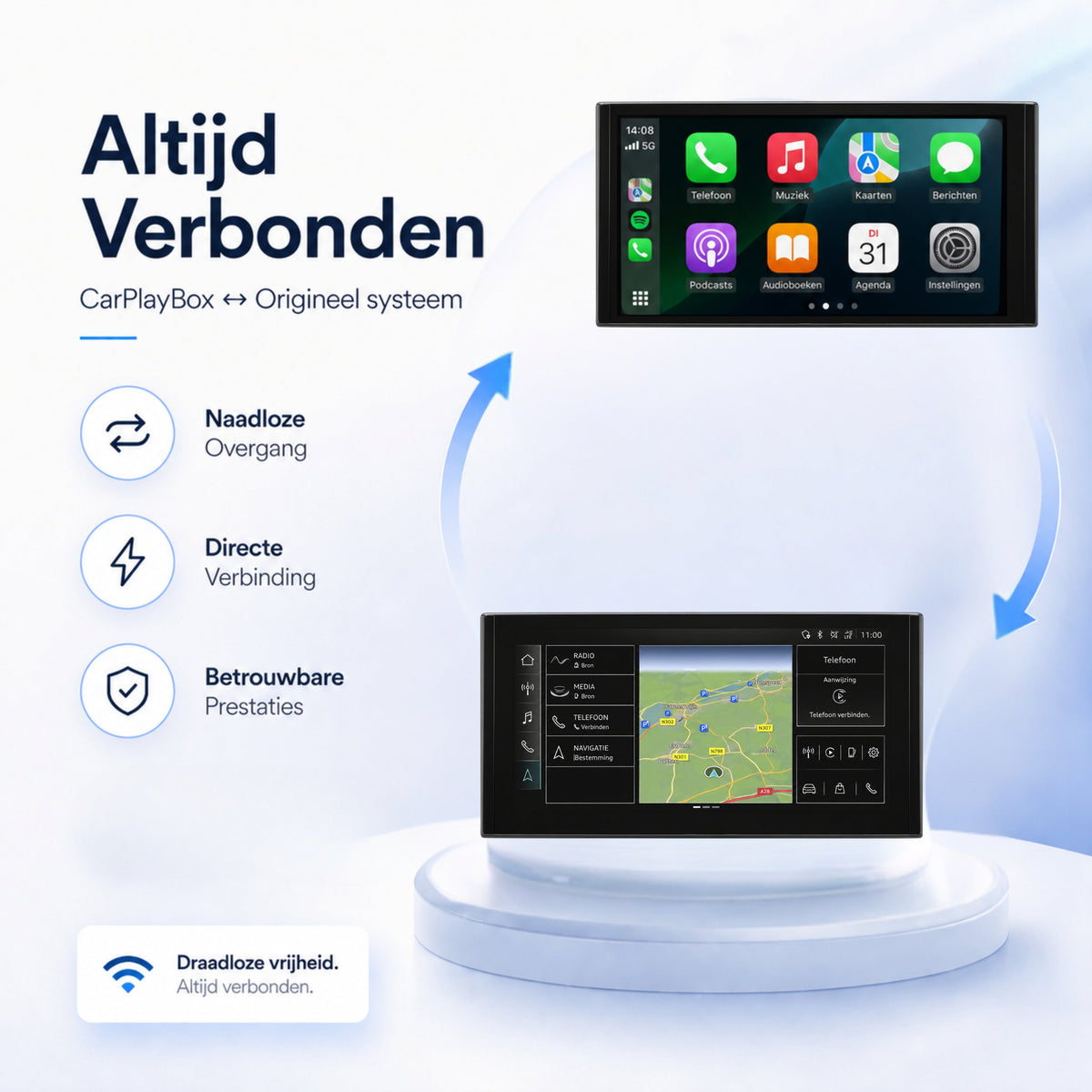 Audi Q7 | 2015 t/m 2019 | CarPlay & Android Auto Box | MIB-5