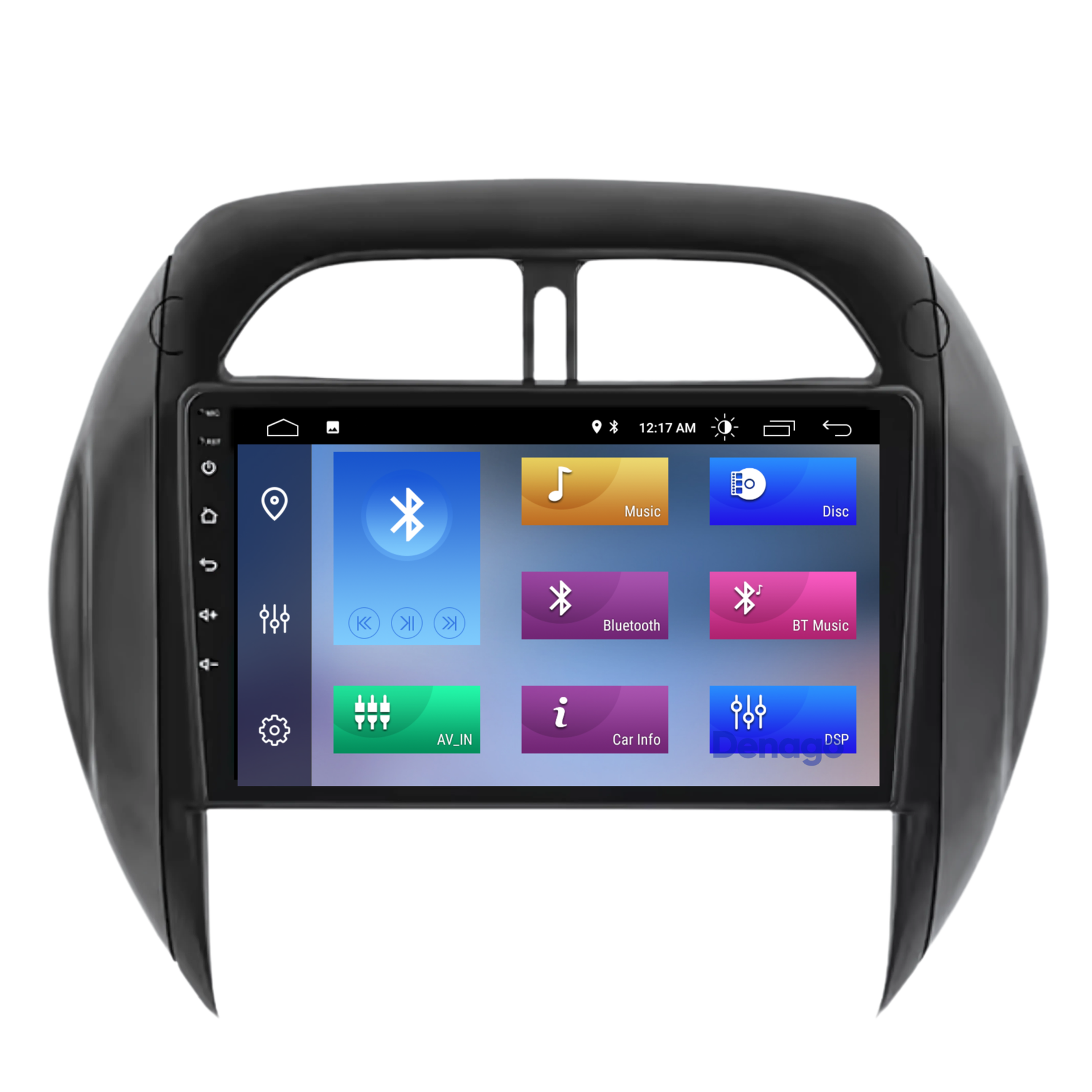 Toyota RAV4 CarPlay autoradio | Denago DNG-A55 | 2004 t/m 2006 | 9 inch | Android 13 | Draadloos CarPlay & Android Auto