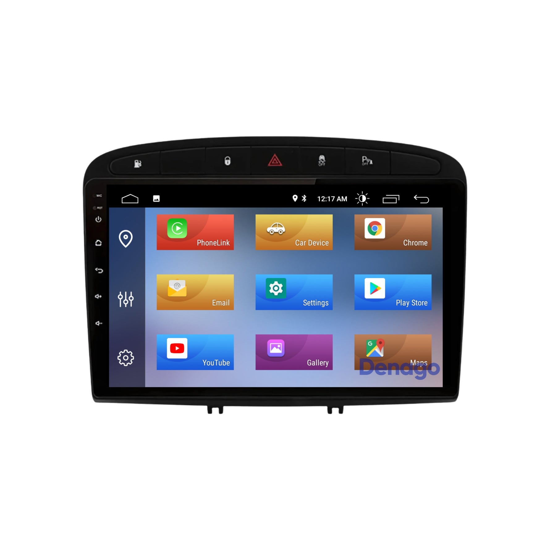 Peugeot 308 & 408 CarPlay autoradio | 2007 t/m 2013 | Denago DNG-A242 | 9 inch | Android 13 | Draadloos CarPlay & Android Auto