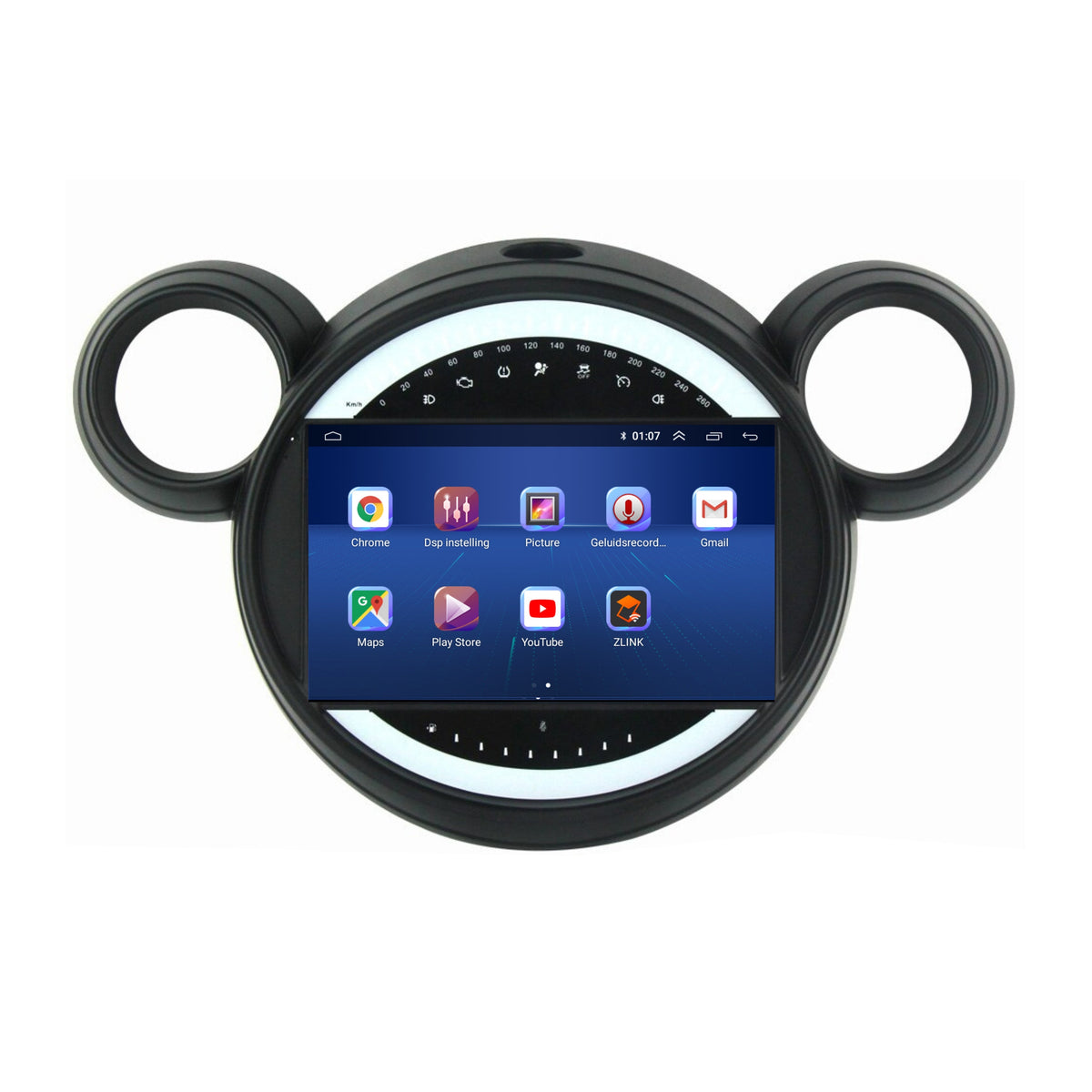 Android 13 CarPlay Autoradio voor Mini Cooper Countryman R60 | 2011 t/m 2014-5