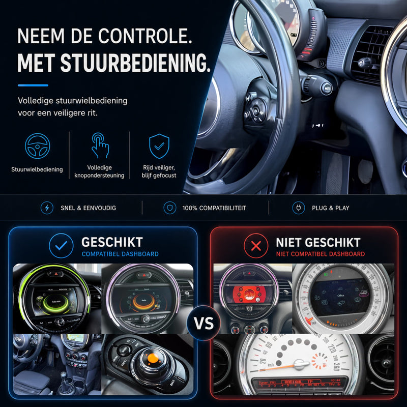 MINI Cabrio | 2015 t/m 2018 | CarPlay & Android Auto Box-6