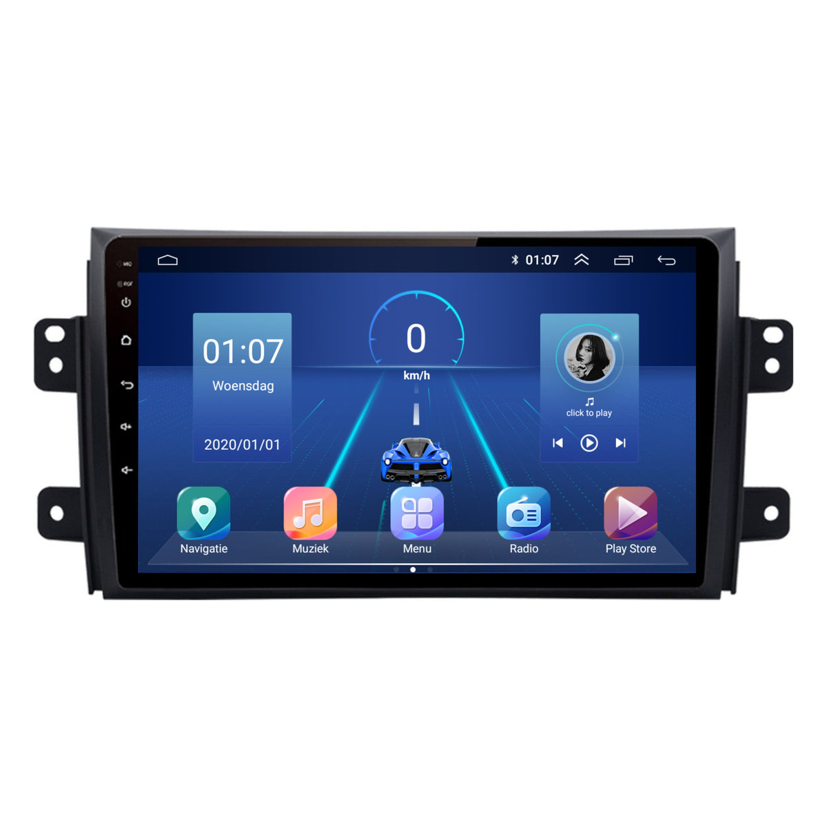 Suzuki SX4 CarPlay & Android Auto Autoradio | 2006 bis 2011 | Android 13 | Davilon-6