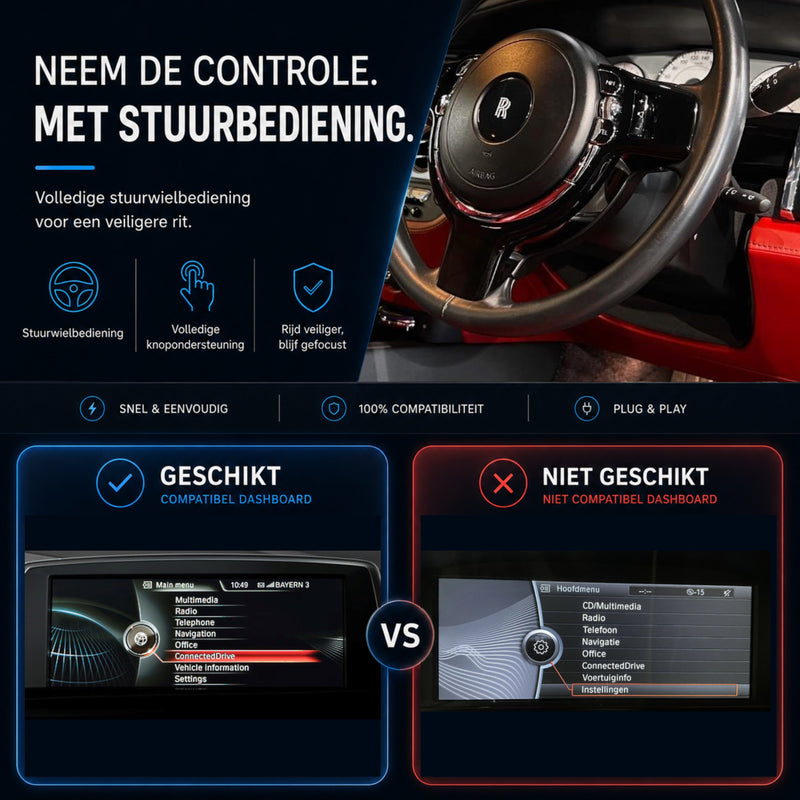 Rolls-Royce Ghost | 2015 t/m 2018 | CarPlay & Android Auto Box | NBT-6