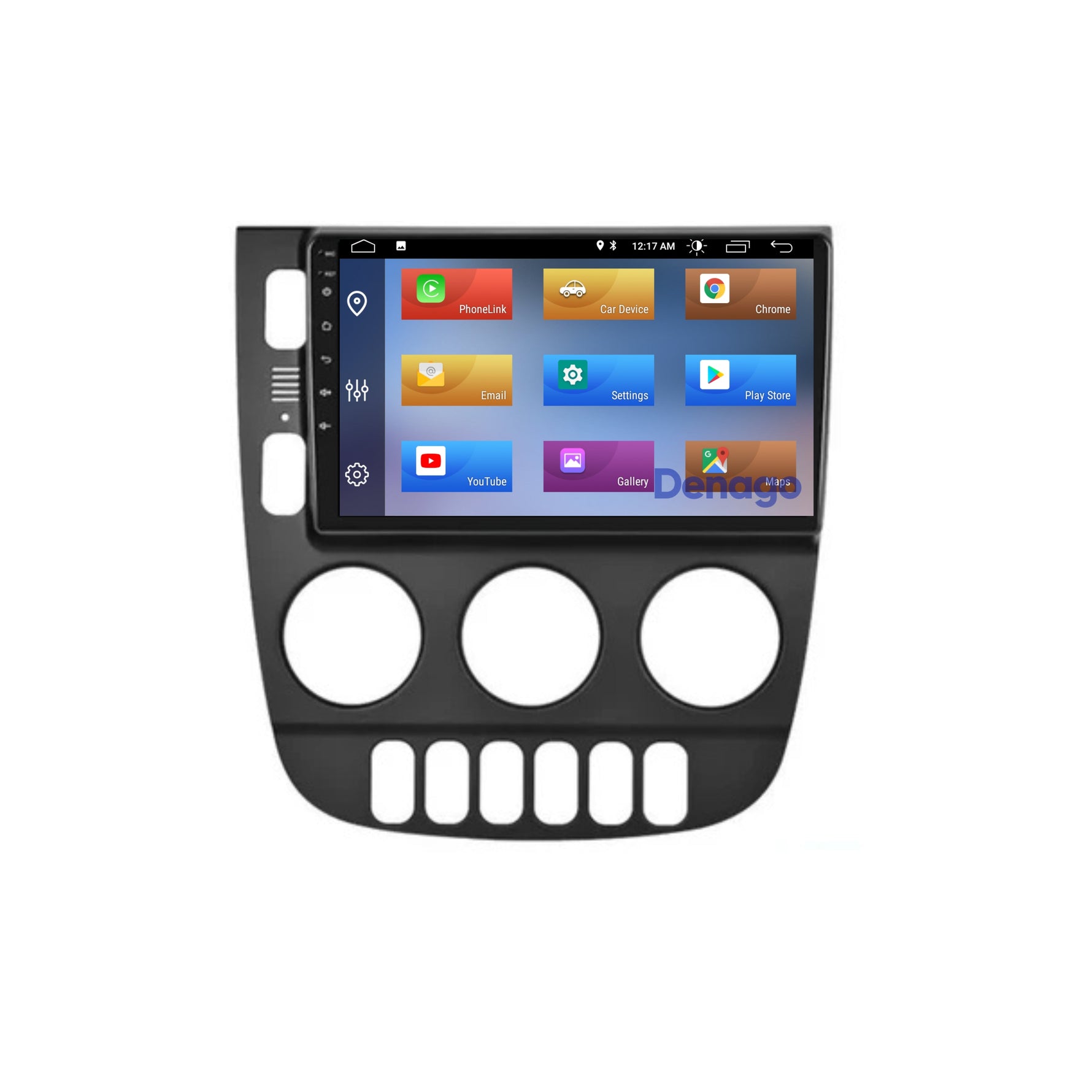 Mercedes ML CarPlay autoradio | 1999 t/m 2004 | Denago DNG-A221 | 9 inch | Android 13 | Draadloos CarPlay & Android Auto | Zwarte frame
