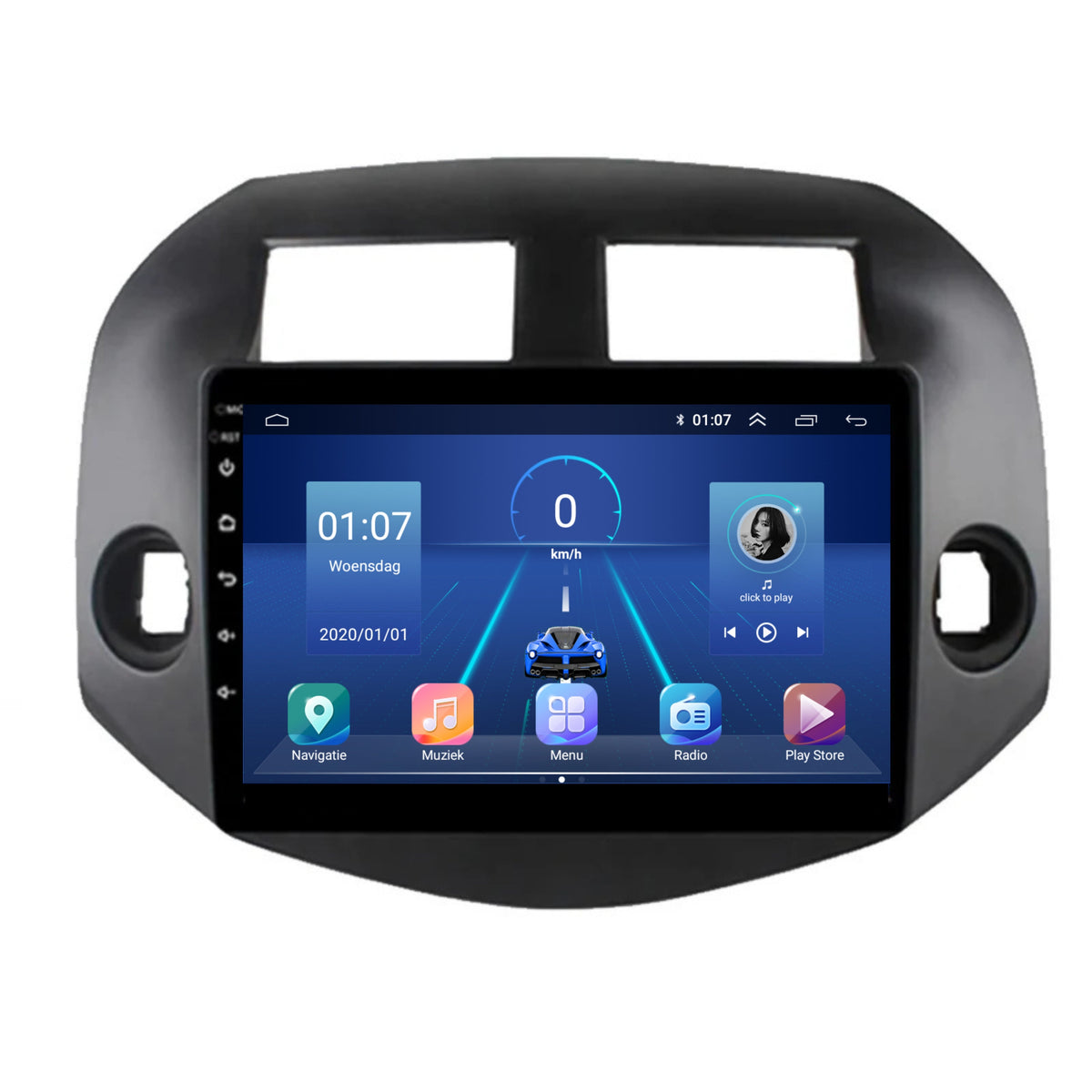 Toyota RAV4 CarPlay & Android Auto autoradio | 2007 t/m 2012 | Android 15 | Davilon-6