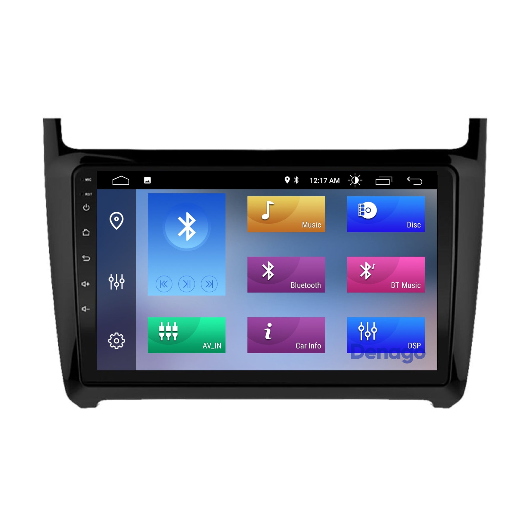 Volkswagen Polo CarPlay autoradio | 2009 t/m 2017 | Denago DNG-A116 | 9 inch | Android 13 | Draadloos CarPlay & Android Auto