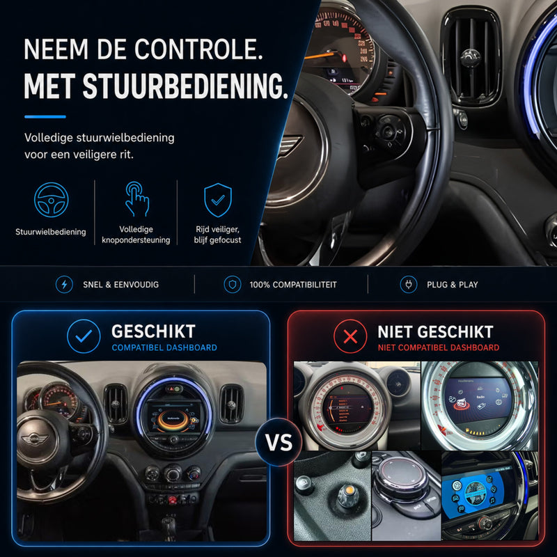 MINI Countryman | 2016 t/m 2017 | CarPlay & Android Auto Box-6