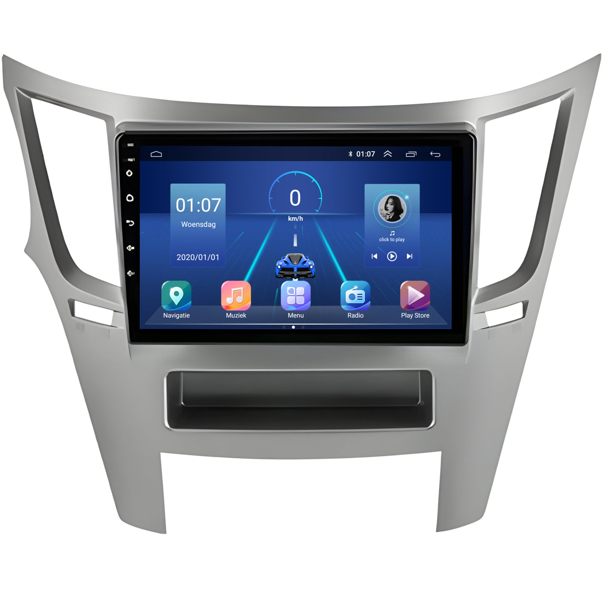 Subaru Legacy CarPlay & Android Auto autoradio | 2009 t/m 2015 | Android 15 | Davilon-6