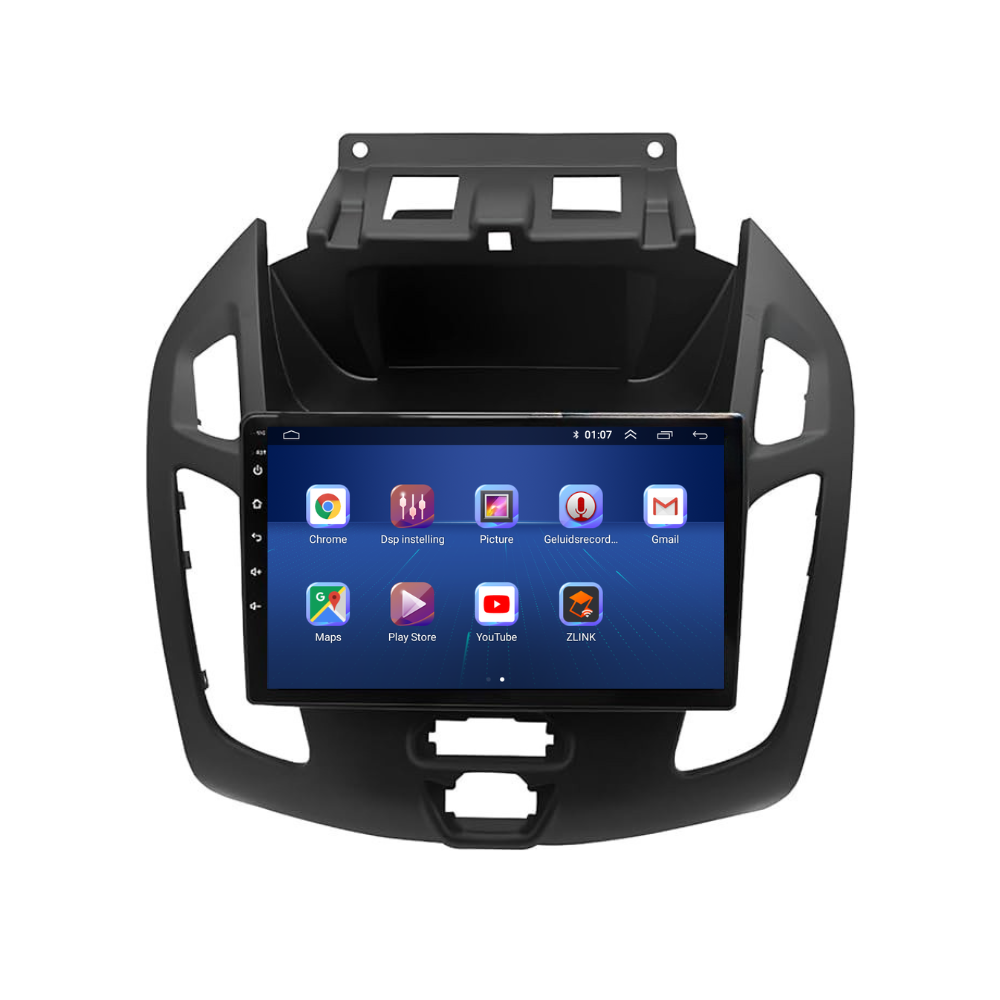 Ford Transit Tourneo Connect CarPlay & Android Auto autoradio | 2013 t/m 2018 | Android 15 | Davilon | Zwart-5