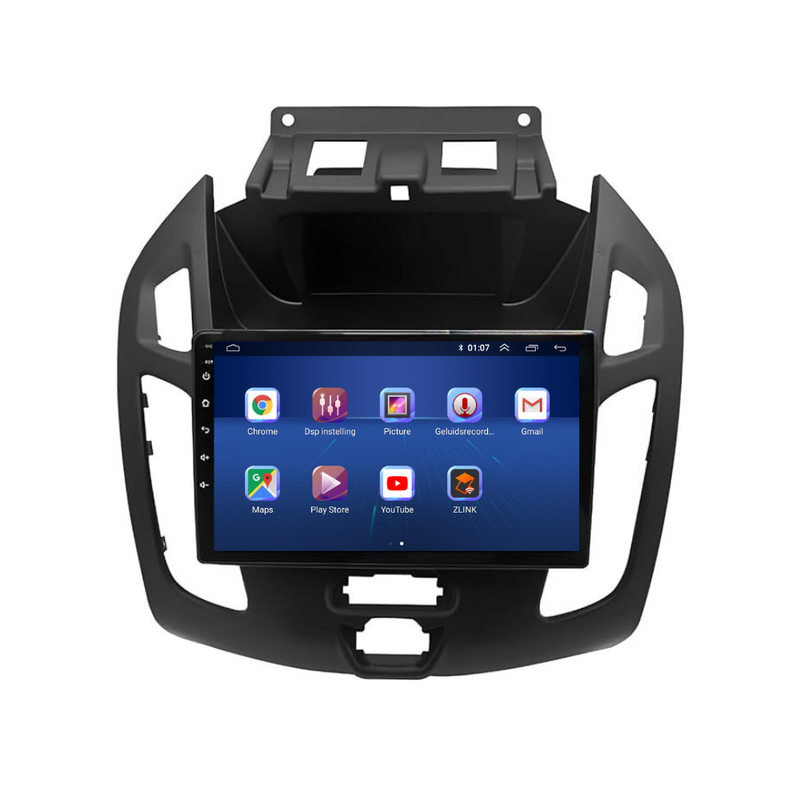 Ford Transit Tourneo Connect CarPlay & Android Auto autoradio | 2013 t/m 2018 | Android 15 | Davilon | Zwart-5