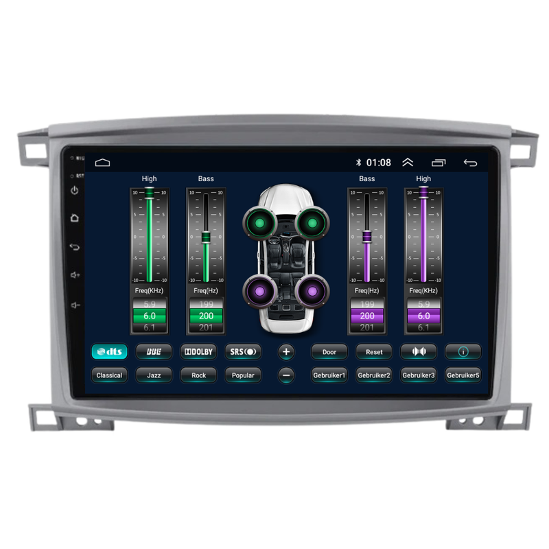 Toyota Land Cruiser LC100 | Android 13 | Autoradio | 2005 t/m 2007 | CarPlay & Android Auto-10