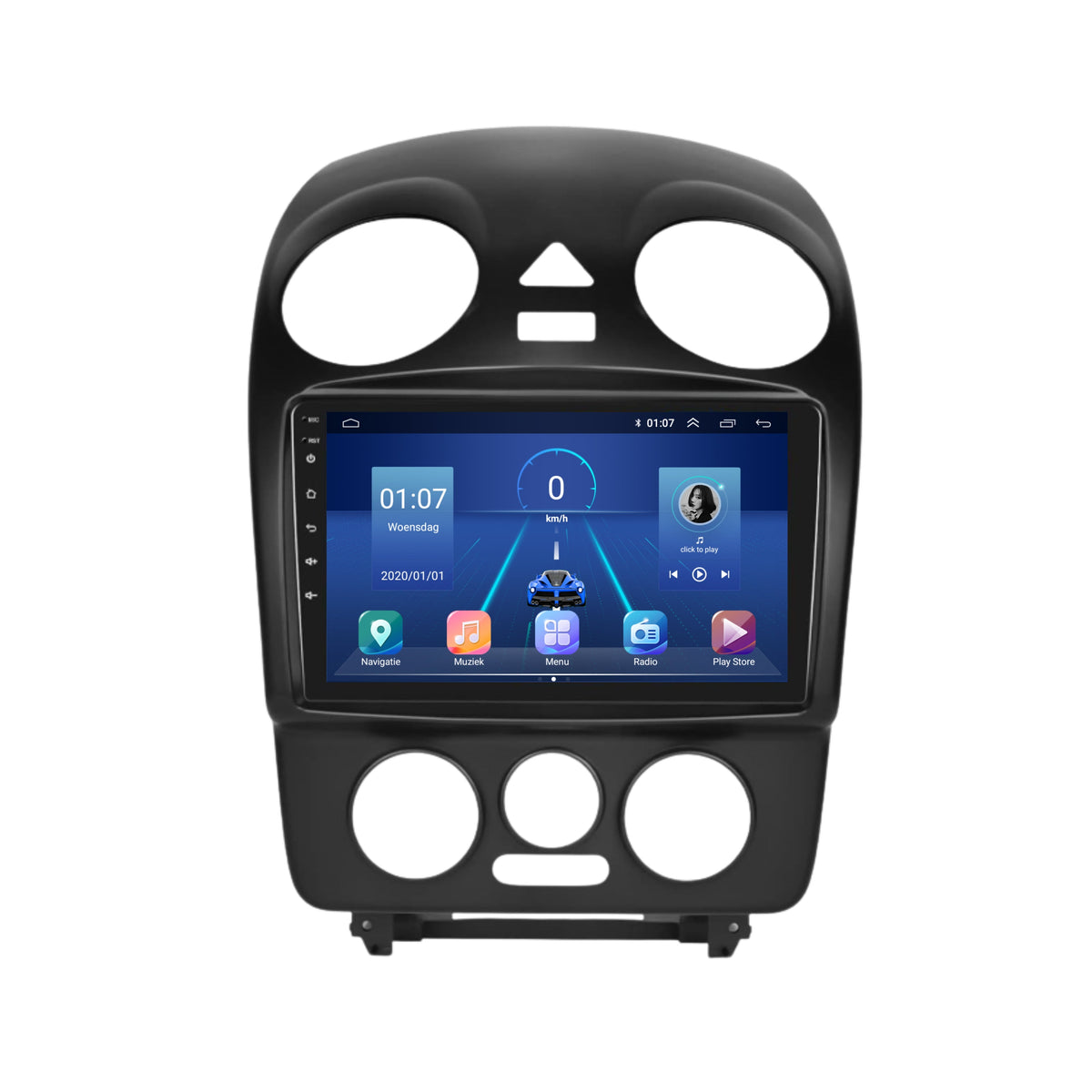 Volkswagen Beetle | Android 13 | Autoradio | 2004 t/m 2010 | CarPlay & Android Auto-6