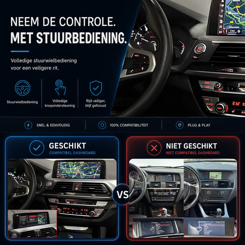 BMW X3 G01 | 2017 t/m 2021 | CarPlay & Android Auto Box | NBT EVO-6