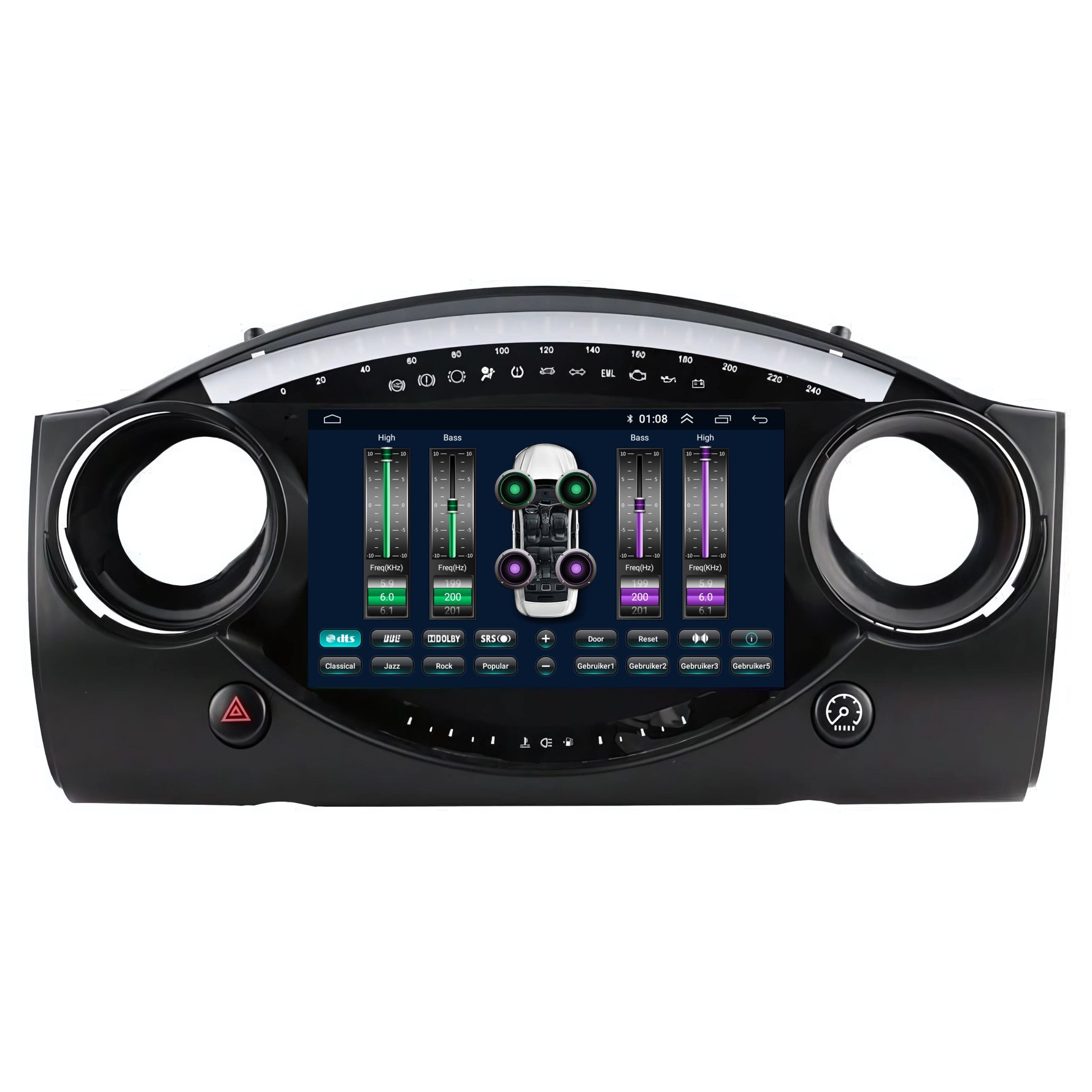 Android 13 CarPlay Autoradio voor Mini Cooper R50/R52/R53 | 2000 t/m 2007