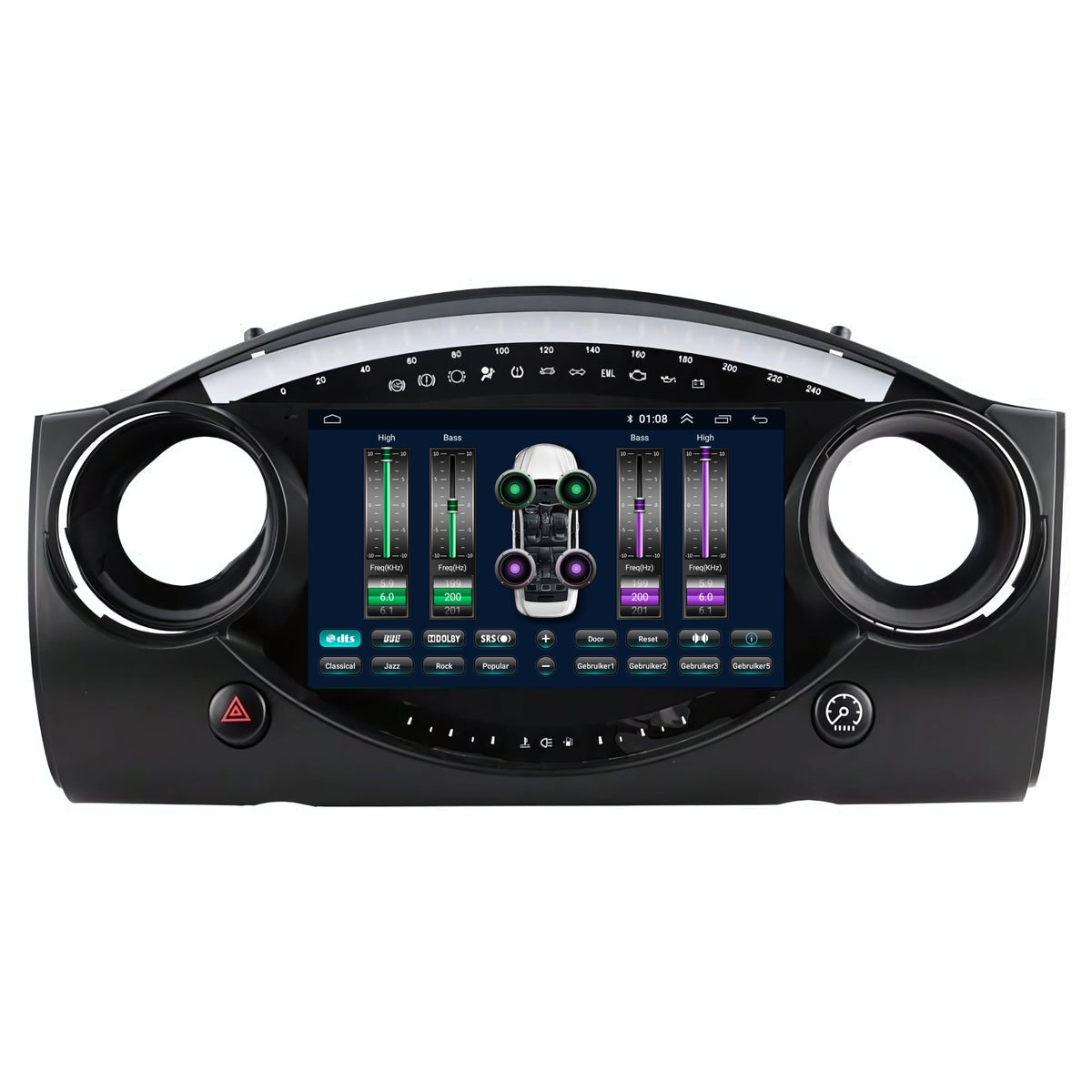 Android 13 CarPlay Autoradio voor Mini Cooper R50/R52/R53 | 2000 t/m 2007-5