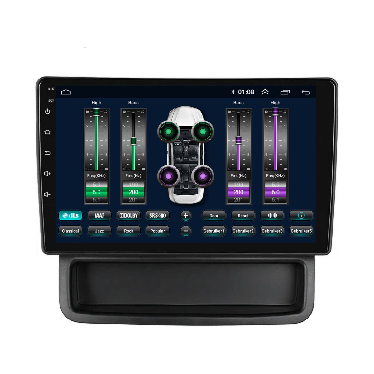 Opel Vivaro CarPlay & Android Auto autoradio | 2010 t/m 2014 | Android 15 | Davilon-5