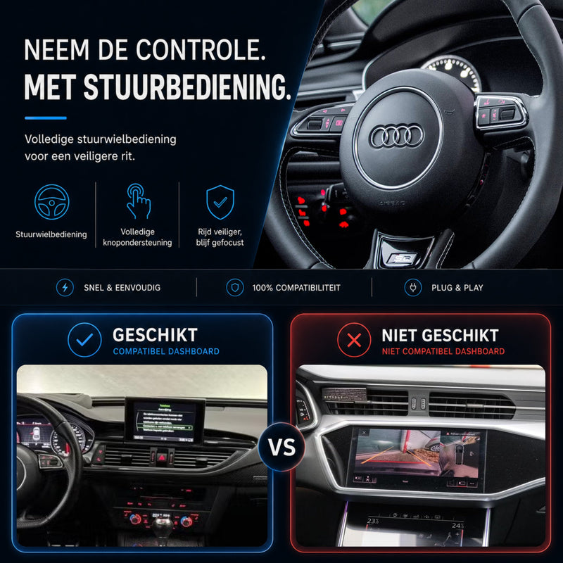 Audi A7, Audi S7 en Audi RS7 | 2010 t/m 2014 | CarPlay & Android Auto Box | MMI 3G-6