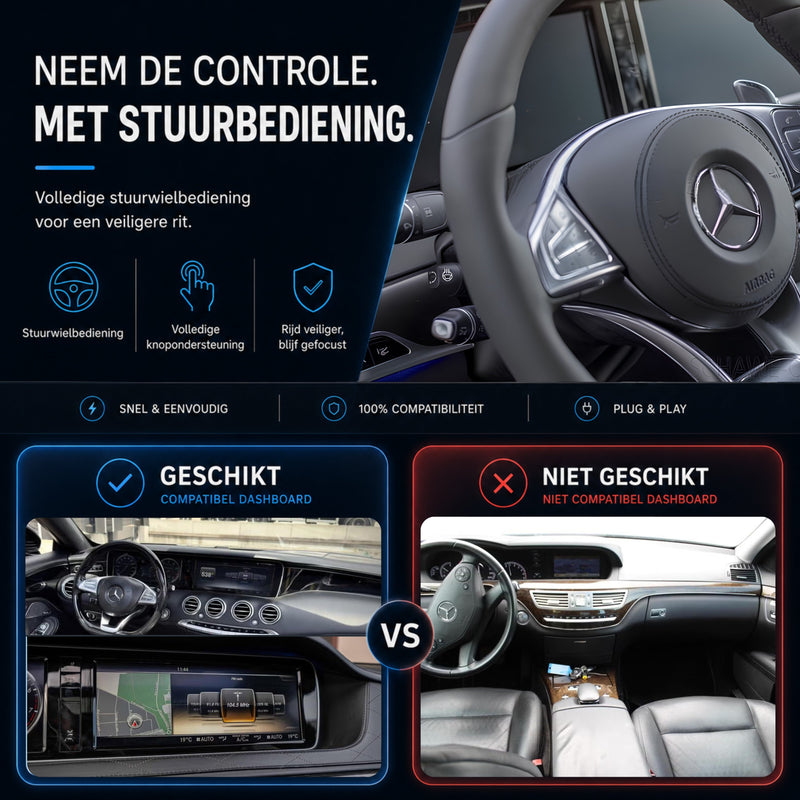 Mercedes S-Klasse W222 | 2013 t/m 2016 | CarPlay & Android Auto Box | NTG 5.0-6