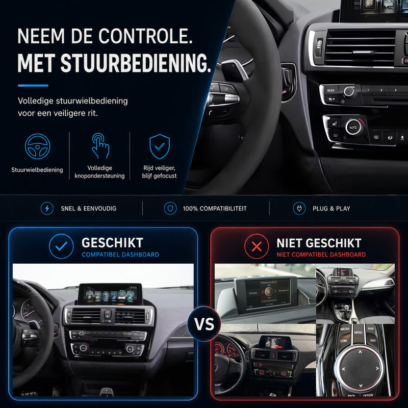 BMW 1 Serie F20/F21 | 2016 t/m 2019 | CarPlay & Android Auto Box | NBT EVO-6