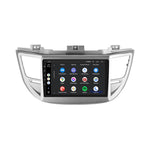 Hyundai Tucson CarPlay autoradio | 2009 t/m 2017 | Denago DNG-A115 | 9 inch | Android 13 | Draadloos CarPlay & Android Auto | Zilver frame