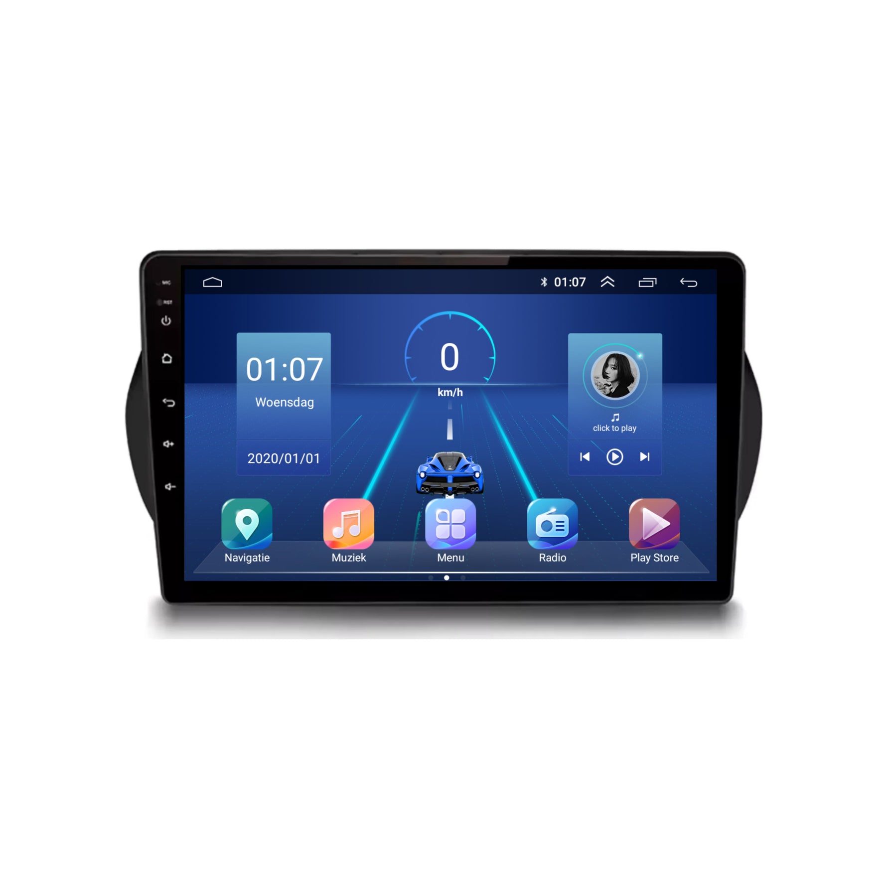 Peugeot Bipper | Android 13 | Autoradio | 2008 t/m 2019 | CarPlay & Android Auto