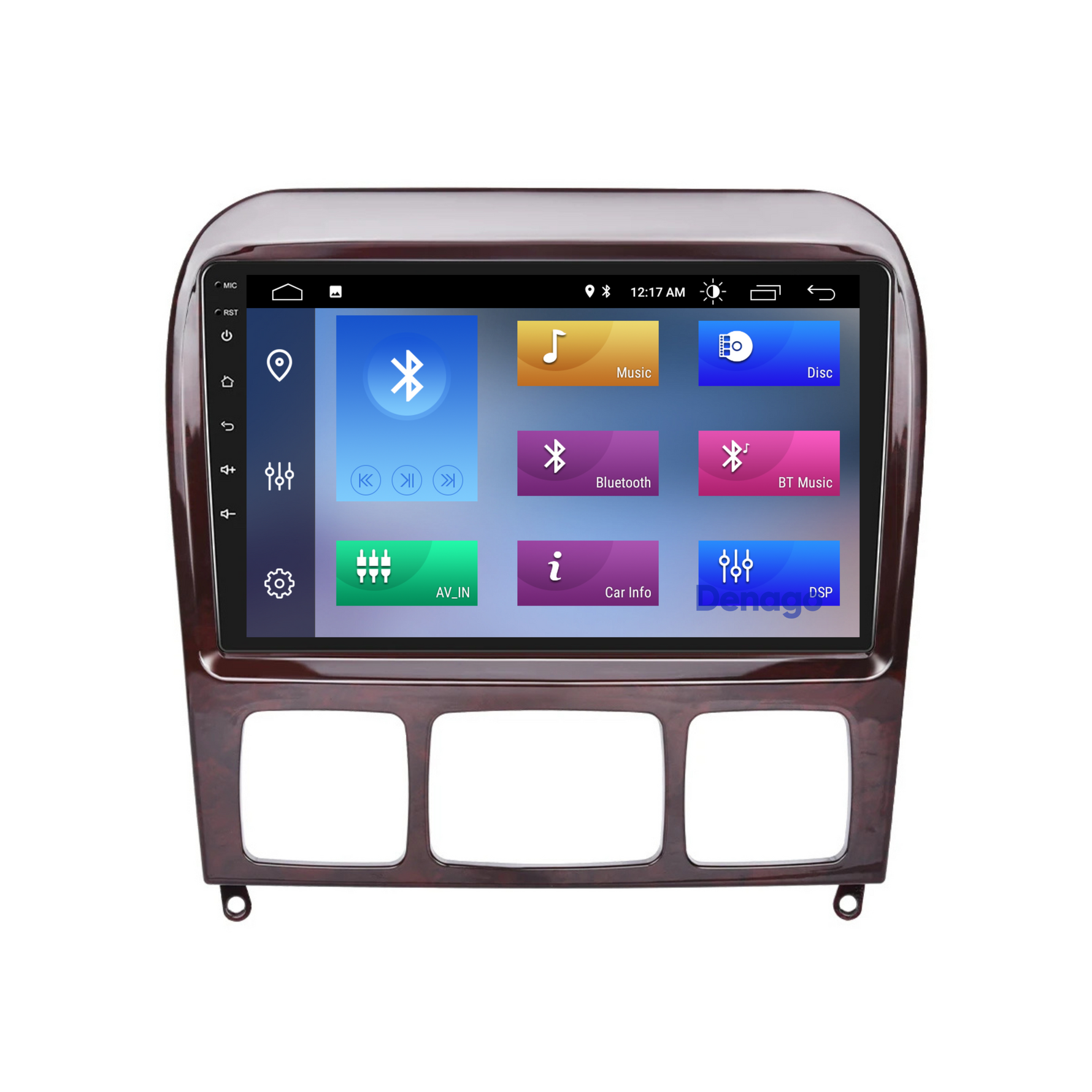 Mercedes S-Klasse CarPlay autoradio | 1999 t/m 2005 | Denago DNG-A92 | 9 inch | Android 13 | Draadloos CarPlay & Android Auto
