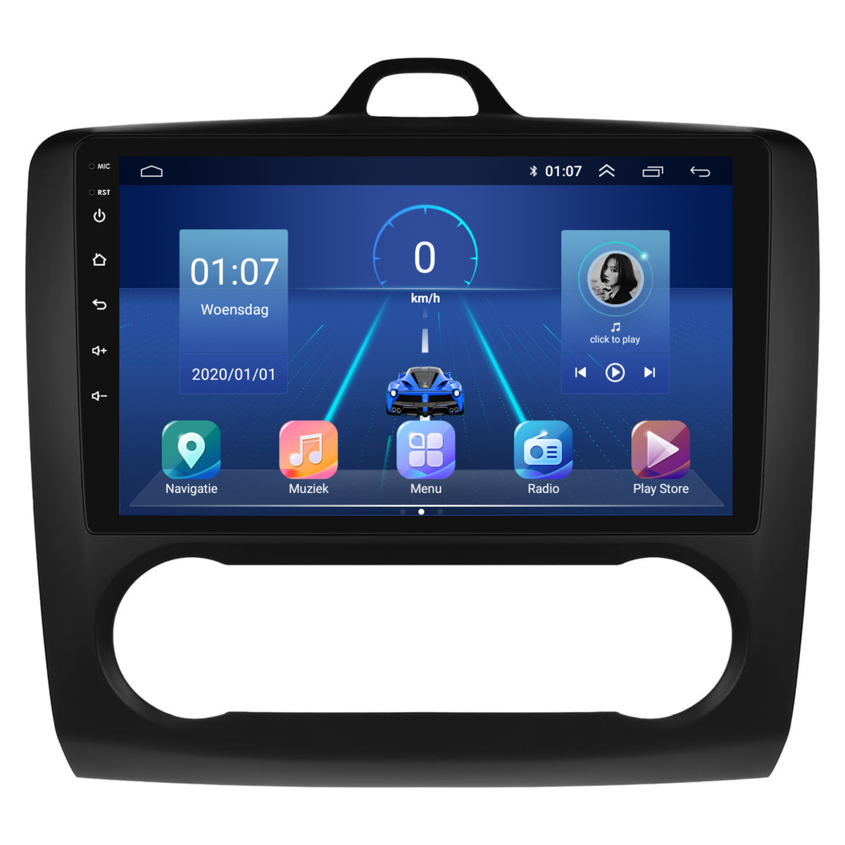 Ford Focus | Android 13 | Autoradio | 2004 t/m 2011 | CarPlay & Android Auto-3