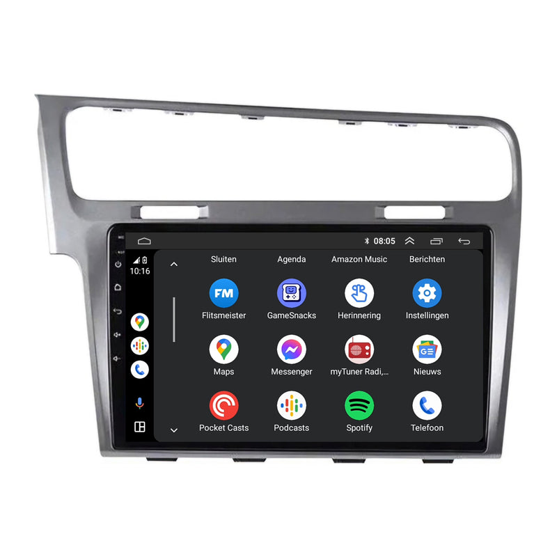 Volkswagen Golf 7 CarPlay & Android Auto autoradio | 2012 t/m 2020 | Android 15 | Davilon | Zilver-2