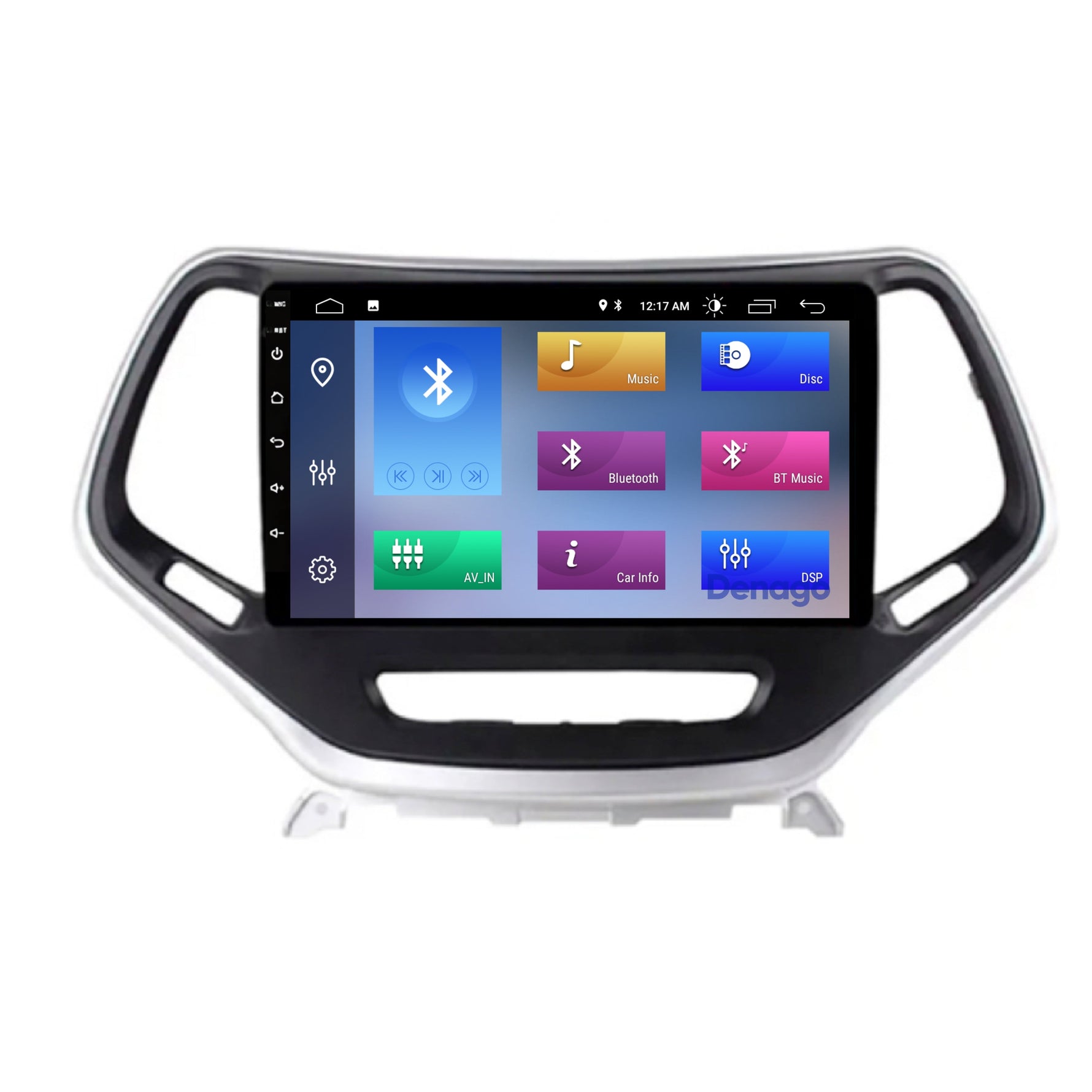 Jeep Cherokee CarPlay autoradio | 2014 t/m 2018 | Denago DNG-A119 | 9 inch | Android 13 | Draadloos CarPlay & Android Auto