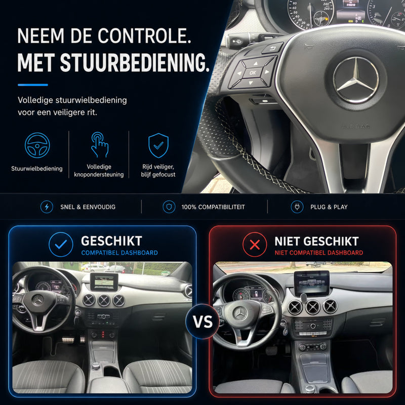 Mercedes B-Klasse | 2012 t/m 2015 | CarPlay & Android Auto Box | NTG 4.5-6
