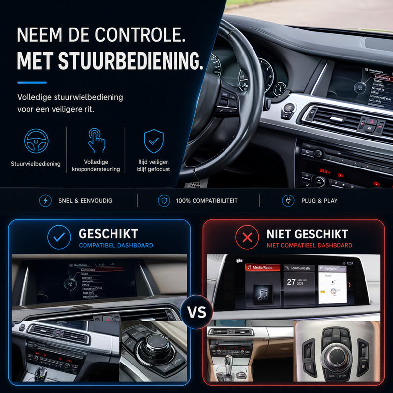 BMW 7 Serie F01/F02 | 2012 t/m 2015 | CarPlay & Android Auto Box | NBT-6
