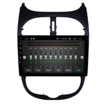 Peugeot 206 CarPlay autoradio | 1998 t/m 2009 | Denago DNG-A07 | 9 inch | Android 13 | Draadloos CarPlay & Android Auto