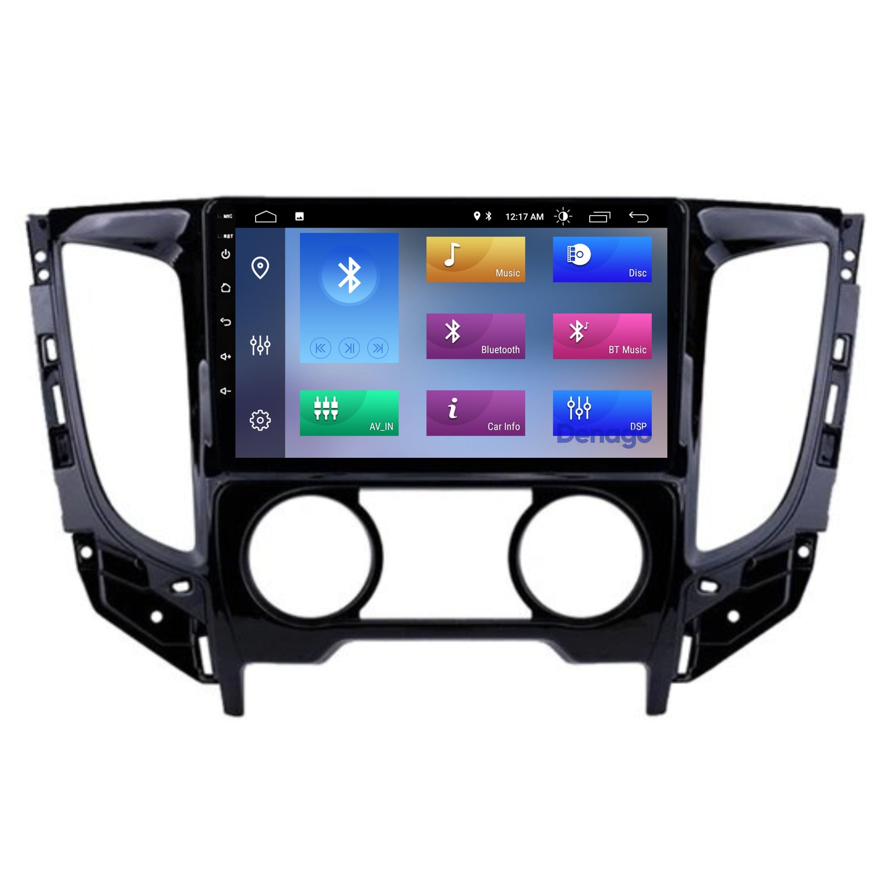 Mitsubishi L200 CarPlay autoradio | 2016 | Denago DNG-A185 | 9 inch | Android 13 | Draadloos CarPlay & Android Auto