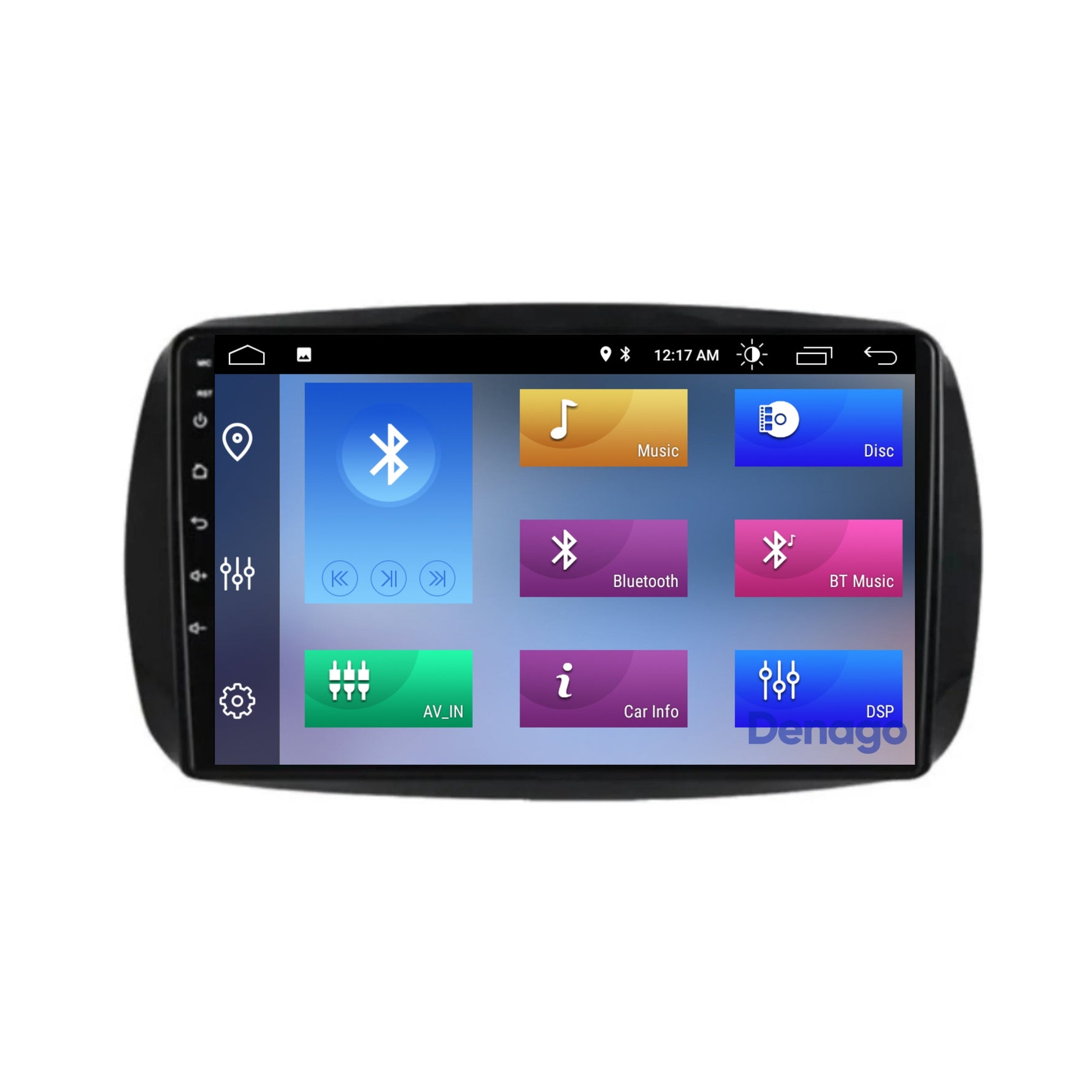 Smart Fortwo & Forfour CarPlay autoradio | 2015 t/m 2019 | Denago DNG-A197 | 9 inch | Android 13 | Draadloos CarPlay & Android Auto