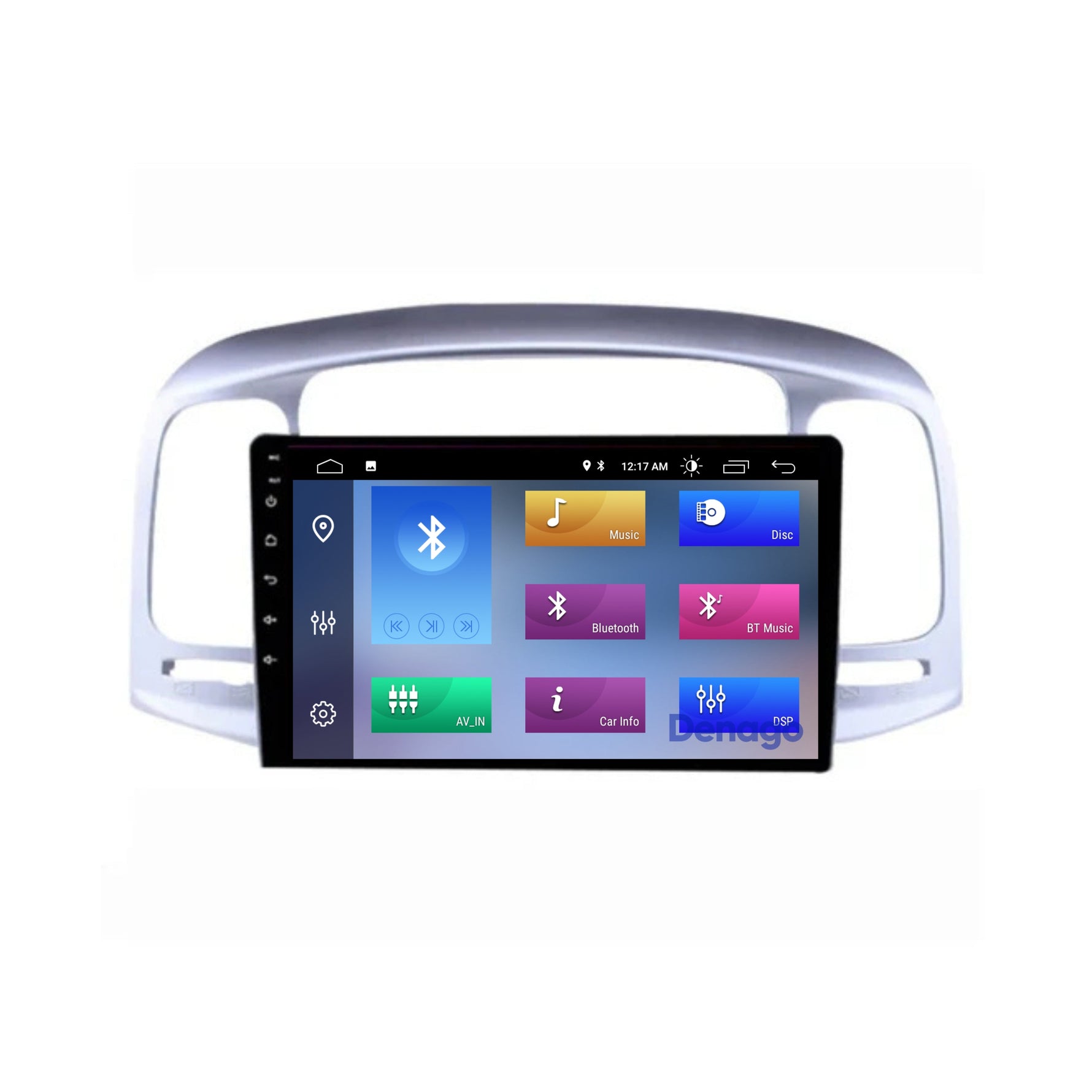 Hyundai Accent CarPlay autoradio | 2007 t/m 2011 | Denago DNG-A174 | 9 inch | Android 13 | Draadloos CarPlay & Android Auto