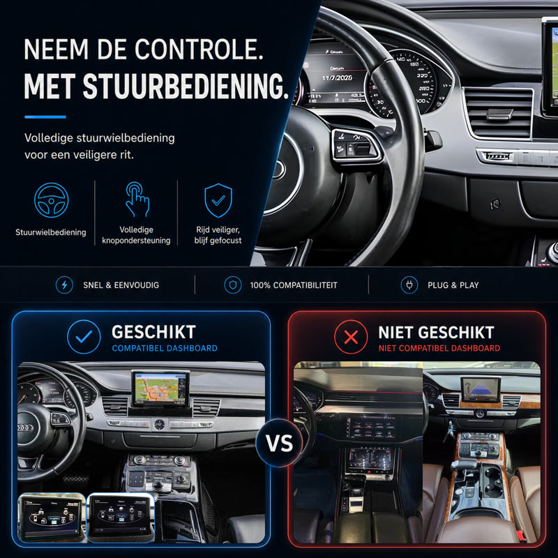 Audi A8 | 2010 t/m 2018 | CarPlay & Android Auto Box | MMI 3G-6