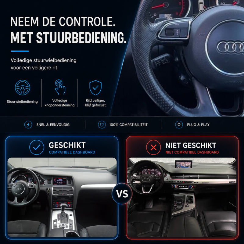 Audi Q7 | 2008 t/m 2014 | CarPlay & Android Auto Box | MMI 3G-6