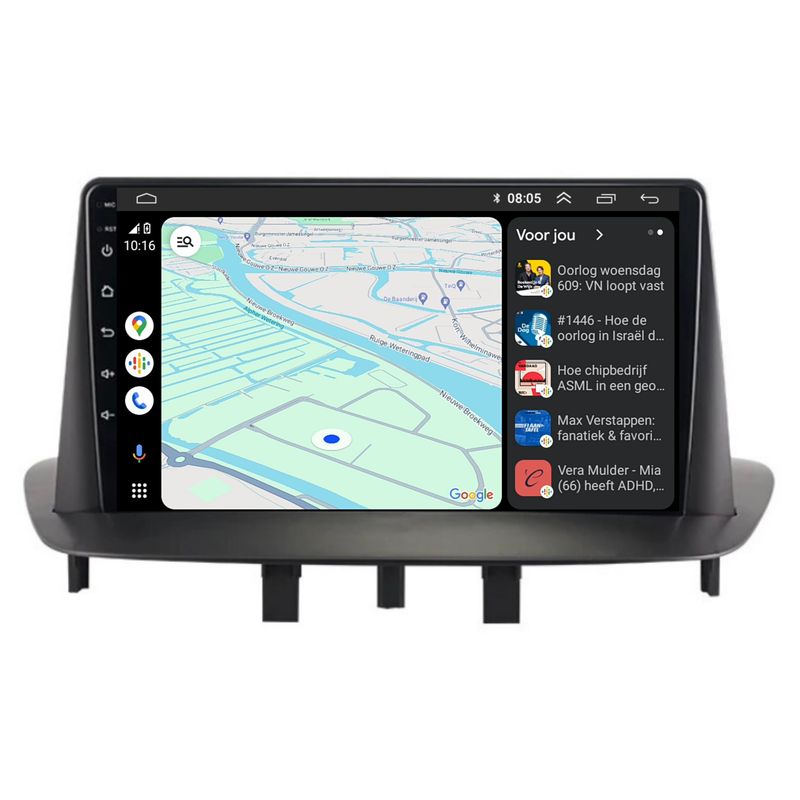 Renault Megane 3 | Fluence | Android 13 | Autoradio | 2008 t/m 2016 | Carplay & Android Auto-7
