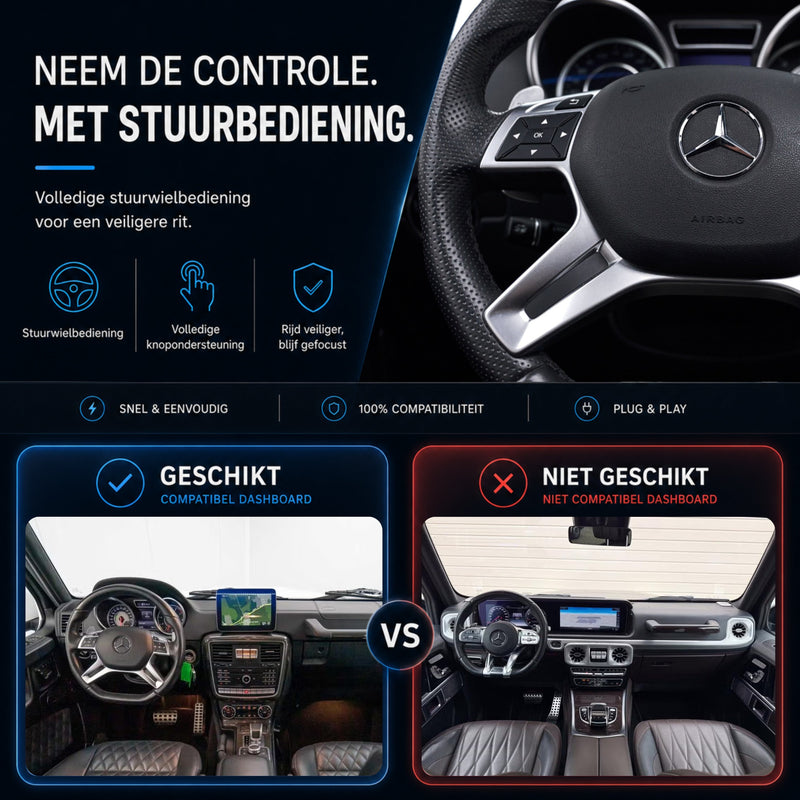 Mercedes G-Klasse W463 | 2016 t/m 2018 | CarPlay & Android Auto Box | NTG 5.0-6
