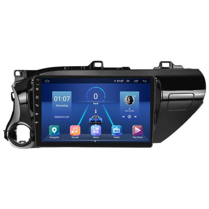 Toyota Hilux CarPlay & Android Auto autoradio | 2015 t/m 2020 | Android 15 | Davilon-6