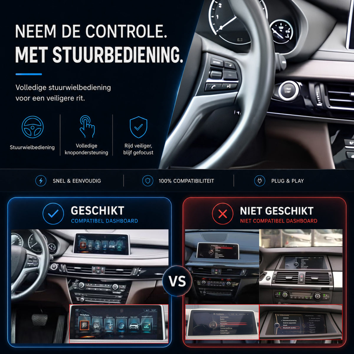BMW X5 G05 | 2017 t/m 2019 | CarPlay & Android Auto Box | NBT EVO-6