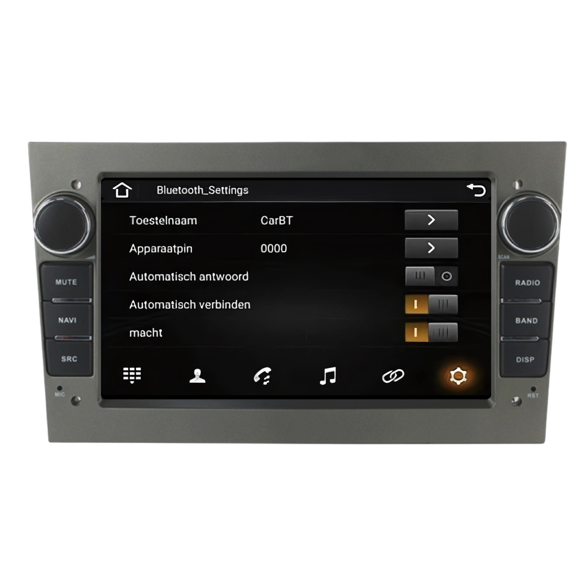 Opel CarPlay & Android Auto autoradio | 2000 t/m 2013 | Android 15 | Davilon | Opel Grijs-7