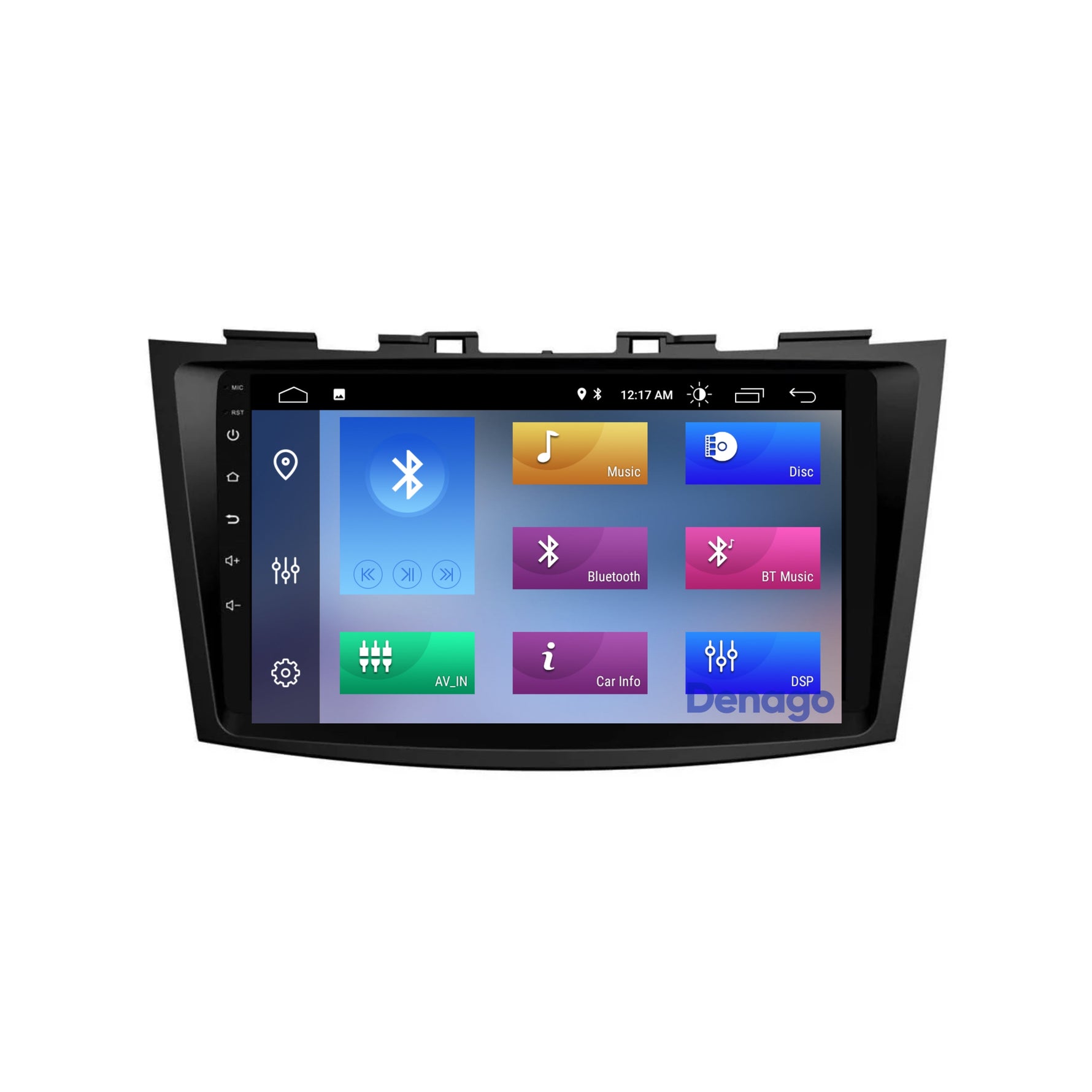 Suzuki Swift CarPlay autoradio | 2011 t/m 2017 | Denago DNG-A251 | 9 inch | Android 13 | Draadloos CarPlay & Android Auto