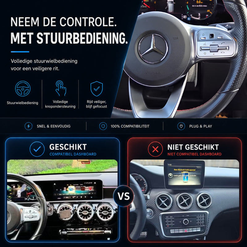 Mercedes A-Klasse W177 | 2018 t/m 2026 | CarPlay & Android Auto Box | NTG 6.0 (MBUX)-6