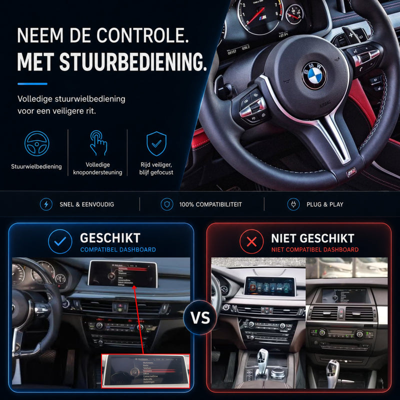 BMW X5 F15 | 2013 t/m 2017 | CarPlay & Android Auto Box | NBT-6